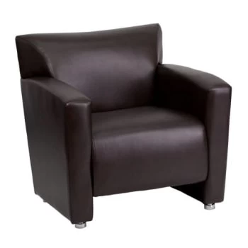 Flash Furniture Hercules Majesty Series Brown Leather Chair