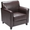 Flash Furniture Hercules Diplomat Series Brown Leather Chair
