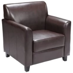 Flash Furniture Hercules Diplomat Series Brown Leather Chair
