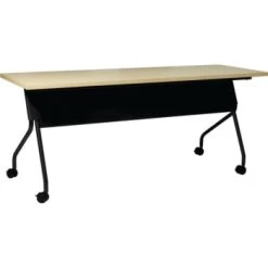 Office Star Products Training Table, 72l X 24"w, Maple Top