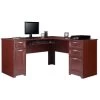 Realspace Magellan Classic Cherry L-Shaped Desk