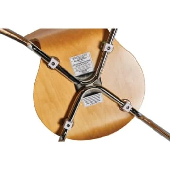 Kfi G6 Project Only - Cafe Chair, Natural Wood Stain Back (4-Pack) - Image 4