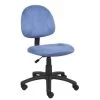 Boss Office Products Microfiber Posture Chair, Blue