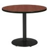 Kfi Seating 42 In Round Bistro Table W/ Mahogany Top