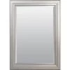 American Pride® 23 X 41" Decorative Framed Beveled Mirror - 2.75" Brushed Nickel
