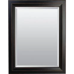 American Pride® 23 X 41" Decorative Framed Beveled Mirror - 2.75" Venetian Bronze