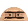 Flash Furniture 48'' Half-Round Wood Folding Banquet Table