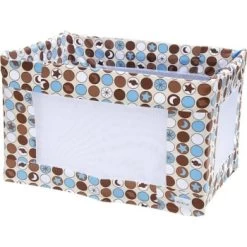Coverplay® Stevie Slipcover, Brown/white/blue On Cream Background, Package Of 6