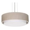Afx Sanibel 23 In. 1-Light Led Pendant Fixture (Satin Nickel/jute)