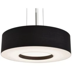 Afx Montclair 19 In. 1-Light Pendant Fixture (Satin Nickel)