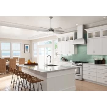 Hunter® Bartlett 52 In. Led Ceiling Fan W/ Light (Brushed Nickel) - Image 3