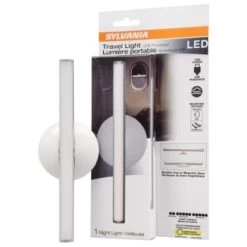 Sylvania 4000k Portable Usb Rechargeable 2 Suction Cups, Magnetic Mounting Base