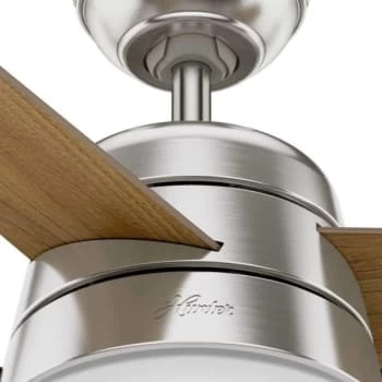 Hunter® Aker 36 In. 3-Blade Led Ceiling Fan W/ Light (Brushed Nickel) - Image 14