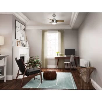 Hunter® Aker 36 In. 3-Blade Led Ceiling Fan W/ Light (Brushed Nickel) - Image 15