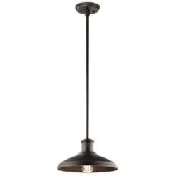 Kichler® Allenbury 12 In. 1-Light Outdoor Pendant Fixture (Olde Bronze)