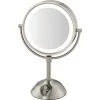 Conair® Satin Nickel Two-Sided Lighted Vanity Mirror