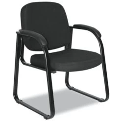 Alera® Lounge Series Reception Guest Chair (Black)