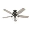 Hunter® Amberlin 52 In. 5-Blade Led Ceiling Fan W/ Light (Noble Bronze)
