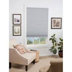 St. Charles 27 X 72 White Blackout Honeycomb Cellular Shade