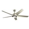 Kichler® Kapono 52 In. Led Ceiling Fan W/ Light (Silver)