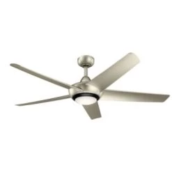 Kichler® Kapono 52 In. Led Ceiling Fan W/ Light (Silver)