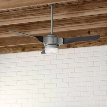 Hunter® Apache Ceiling Fan W/ Light (Matte Silver) - Image 3