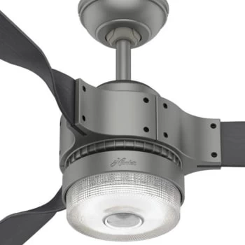 Hunter® Apache Ceiling Fan W/ Light (Matte Silver) - Image 6