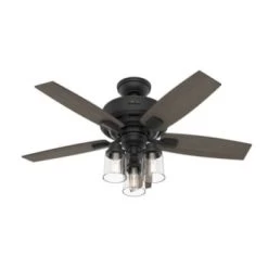 Hunter® Bennett 44 In. Ceiling Fan W/ Light (Black)