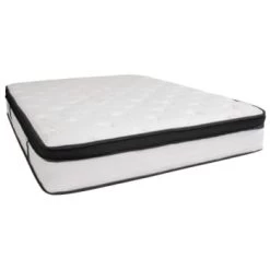 Flash Furniture 12 Inch Memory Foam And Pocket Spring Mattress Queen