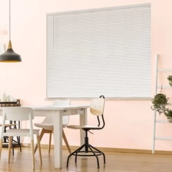 Champion® 40"wx72"l Cordless Room Darkening Aluminum Blind, 1" Slat White - Image 2
