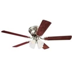 Westinghouse Contempra Iv 52 In. Led Ceiling Fan With Light Kit, Brushed Nickel