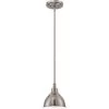 GENERIC 7 In. 1-Light Pendant Fixture (Satin Nickel)