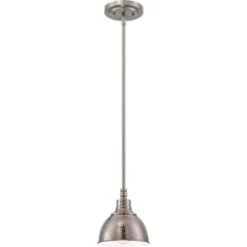 GENERIC 7 In. 1-Light Pendant Fixture (Satin Nickel)