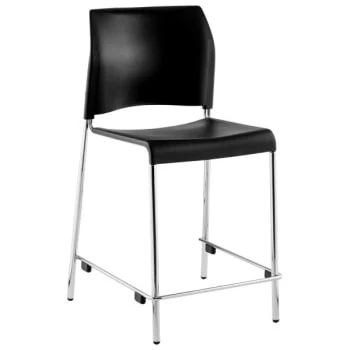 National Public Seating 8800 Series Cafetorium Plastic Stool, Counter Height