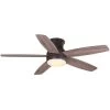 Home Decorators Collection Ashby Park 52 In. Integrated Color Changing Led Bronze Ceiling Fan With Light Kit And Remote Control