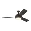 Monte Carlo Discus Trio Max 58 " Int Led Outdoor Roman Bronze Ceiling Fan