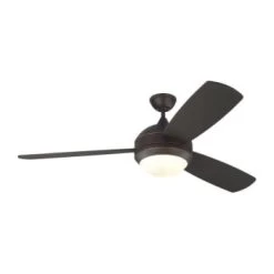 Monte Carlo Discus Trio Max 58 " Int Led Outdoor Roman Bronze Ceiling Fan