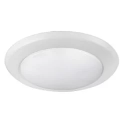 Halco 15w 6" 5000k Soft White Int Led Downlight Trim Dimmable Wet Location