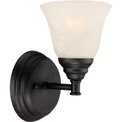 Designers Fountain Kendall 5 In. 1-Light Incandescent Wall Sconce (Oil-Rubbed Bronze)