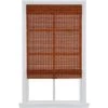 Home Basics Cordless Natural Woven Bamboo Roman Shade 23" X 64" Oak