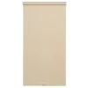 Home Basics Cordless Cotton Twill Thermal Fabric Roller Shade 27" X 66" Cream