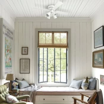 Seasons® Cabrillo™ 42 In. 4-Blade Led Ceiling Fan W/ Light (White) - Image 8