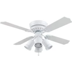 Seasons® Cabrillo™ 42 In. 4-Blade Led Ceiling Fan W/ Light (White)