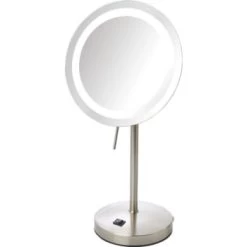 Sharper Image 8x Sharper Image Led Lighted Mirror Nickel Finish Case Of 3