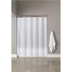 GENERIC 6 ' X 6 ' White Nylon Shower Curtain