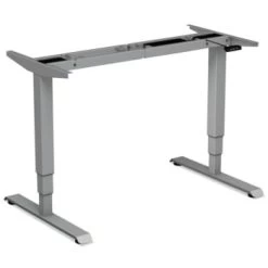 Alera® Adaptivergo 3-Stage Electric Table Base, 25 To 50 3/4, Gray