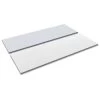 Alera® Reversible Laminate Table Top, Rectangular, 71 1/2w X 23 5/8d, White/gray