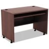 Alera® Valencia Mobile Workstation Desk, 41 3/8 X 23 5/8 X 29 7/8, Med Cherry