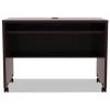 Alera® Valencia Mobile Workstation Desk, 41 3/8 X 23 5/8 X 29 7/8, Mahogany