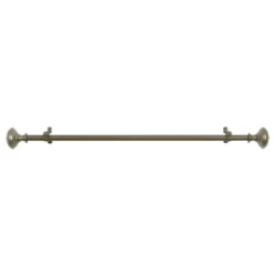 ACHIM Buono II Decorative Rod And Finial Othello 66 To 120", Case Of 6